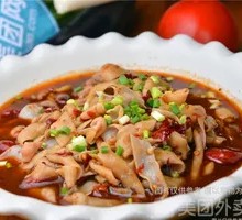 Spicy Duck Intestines Salad