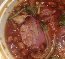 Spicy Sichuan Beef and Ox Tripe in Sour Soup