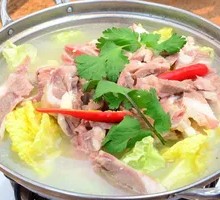 Clear Soup Lamb with Napa Cabbage