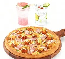Black Pork Sausage Bacon Pizza