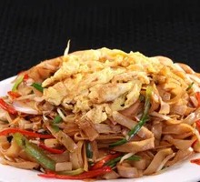 Egg and Ham Fried Rice Noodles