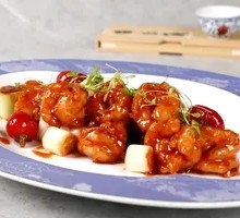 Two Full Kung Pao Shrimp Balls