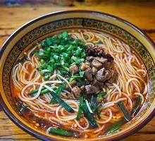Vegetable and Pork Noodles