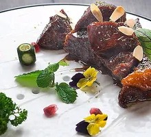 Green Tangerine Orange Glazed Wagyu