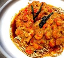 Shrimp and Eel Sauce Noodles
