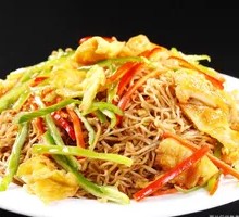 Green Pepper and Pork Noodles