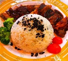 黑椒鸡扒饭