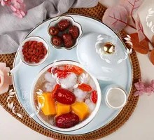 Papaya, Tremella and Pearl Chicken Soup