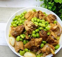 Stewed Chicken with Fresh Soybeans