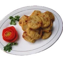 Salted Pepper Lotus Root Stuffed with Pork