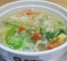 Spinach Tofu Soup