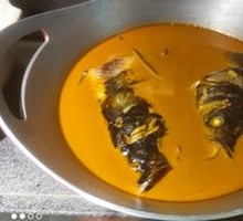 Organic Fish Head with Pancake