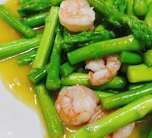Asparagus Stir-Fried with Shrimp