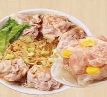 Corn and Pork Wonton Noodles