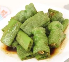 Braised Green Pepper with Tiger Stripes