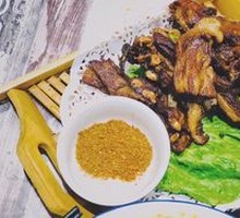 Charcoal-grilled Lamb Ribs