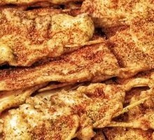 Fried Pork Tenderloin Skewers