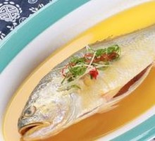 Golden Soup Steamed Yellow Croaker