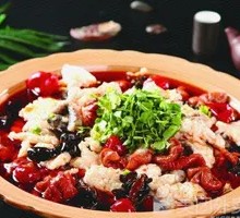 Fish with Pig Intestines