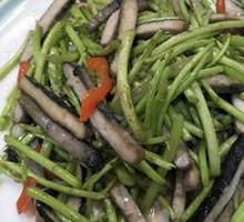 Stir-fried water bamboo with fermented tofu