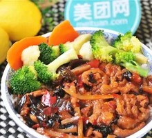 Fish-Flavored Shredded Pork Rice