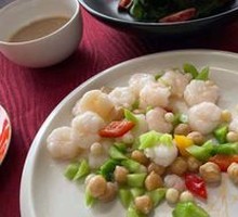 Braised Lotus Seed with Shrimp