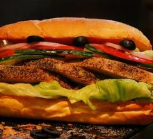 Black Pepper Low-Fat Chicken Breast Sandwich