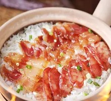 Cured Meat Double Delight Clay Pot Rice