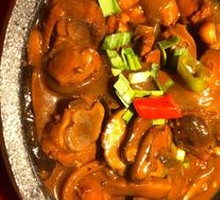 Chicken with Mushrooms and Vermicelli Stew