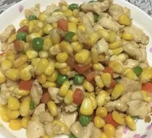 Corn Chicken Dice