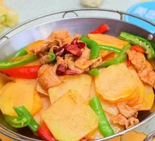 Spicy Potatoes in Dry Pot