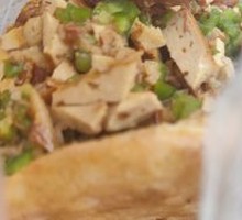 Signature Pork and Tofu Cake Sandwich
