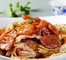 白菜炒牛肉