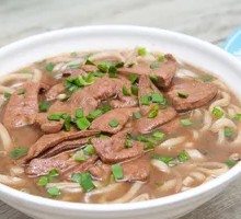 Pork Liver Sausage Noodles