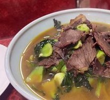 Water Buffalo Beef with Greens