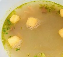 Classic Duck Blood and Vermicelli Soup