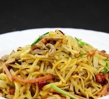 Donkey Meat Stir-Fried Pancake