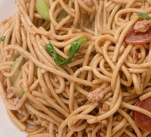 Three Delicacies Stir-Fried Noodles