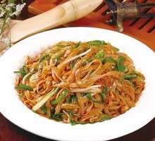 Egg and Ham Fried Rice Noodles