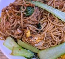 Egg and Pork Stir-Fried Noodles