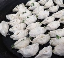 Pan-Fried Dumplings, Celery Meat Dumplings