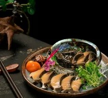 Black Gold Abalone with Sake Caviar Dry Sauce
