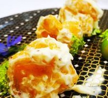 Mozzarella Mustard Shrimp Balls