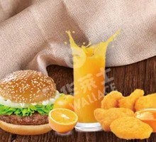 Beef Burger Chicken Meal