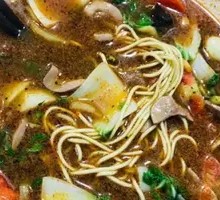 Six Fresh Meatball Noodles
