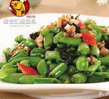 Dry-Fried Pork and Green Beans