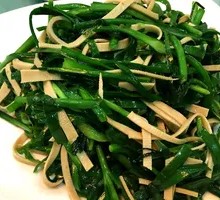 Leek with Tofu Skin