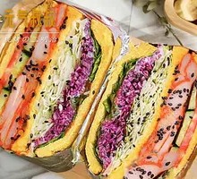 奥尔良鸡腿三明治