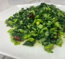 Pickled Vegetable Stir-fried with Edamame