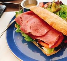 Black Pepper Beef Panini